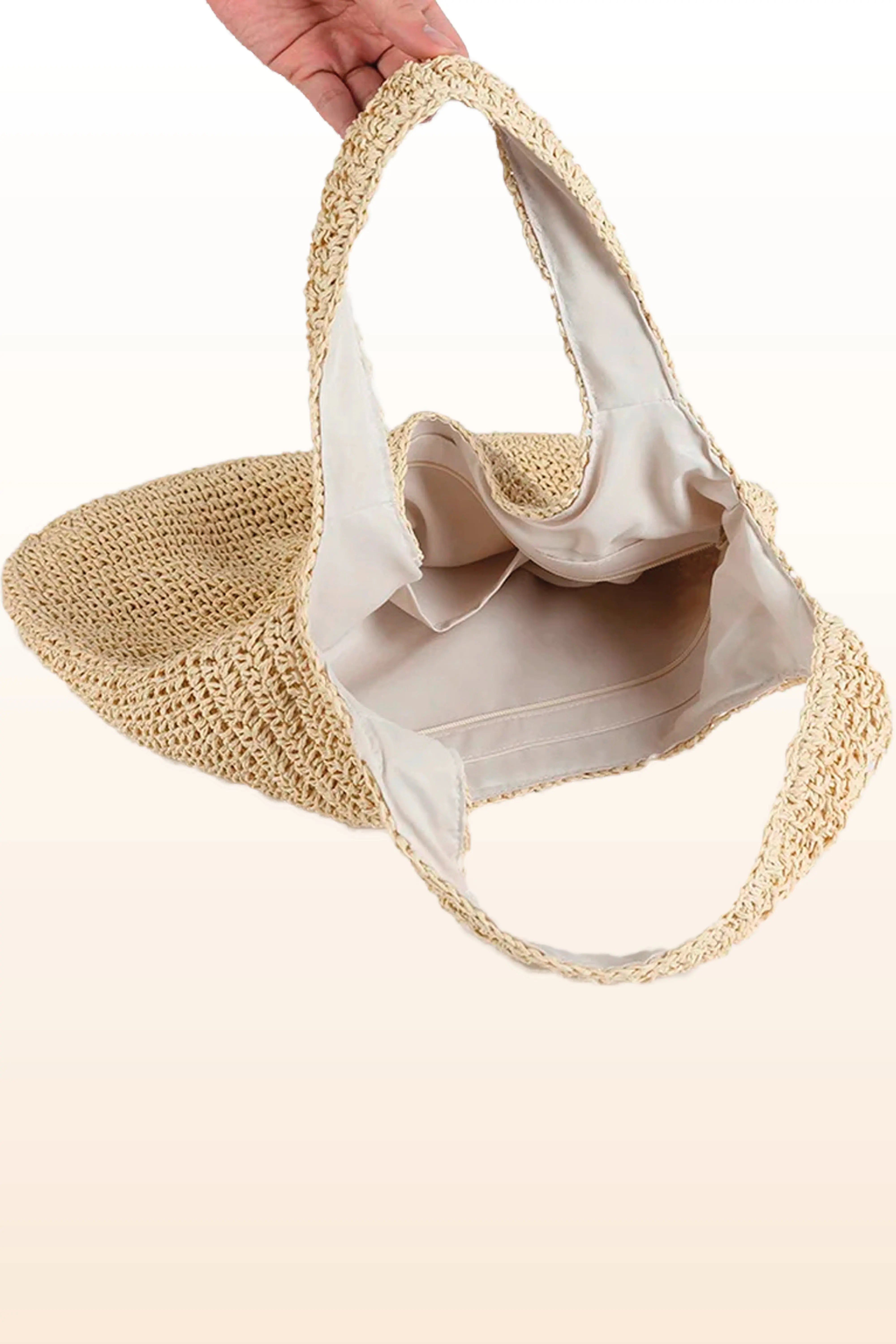 Summer Breeze Hand-Crochet Beach Tote SandSet